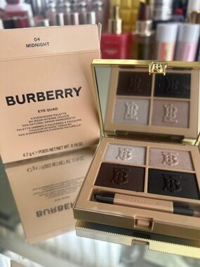 Burberry Eye Quad 04 Midnight - Neutral Taupe & Deep Brown Eyeshadow Palette